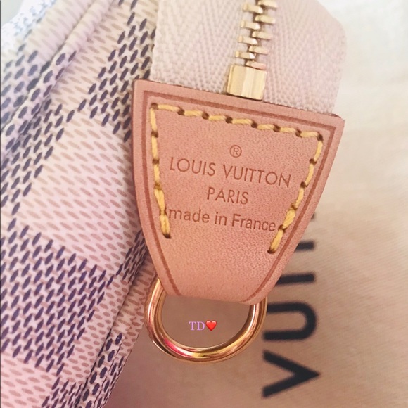 🎁LOuis Vuitton Pochette Accessoires Damier Azur NM - Picture 6 of 14